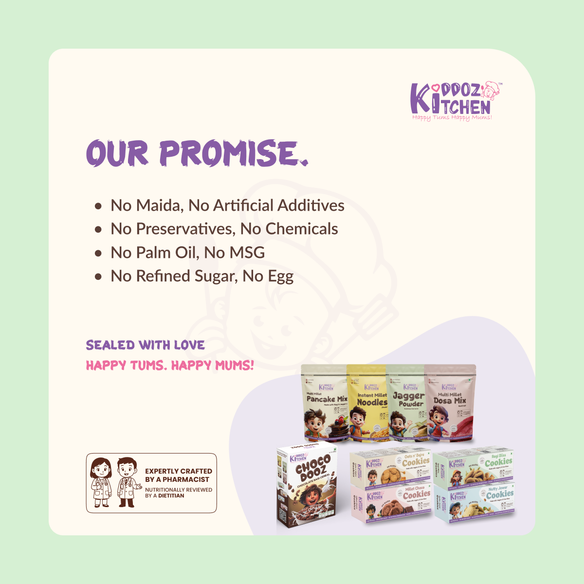 Ragi Bliss & Nutty Jowar Cookies Combo Pack  – 200g (2x100g)